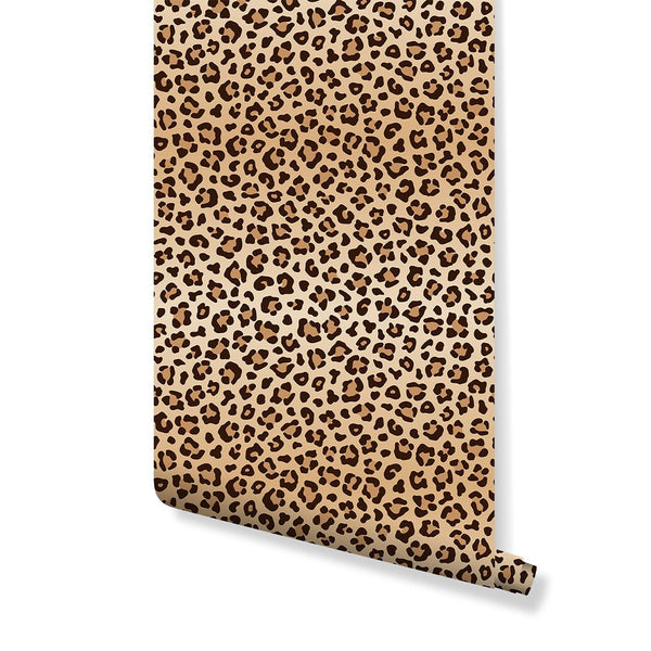 Leopard Spots Animal Wallpaper CC151 - CostaCover-Peel and stick Removable Wallpaper-adhesive wallpaper-animal print-Animal print wallpaper