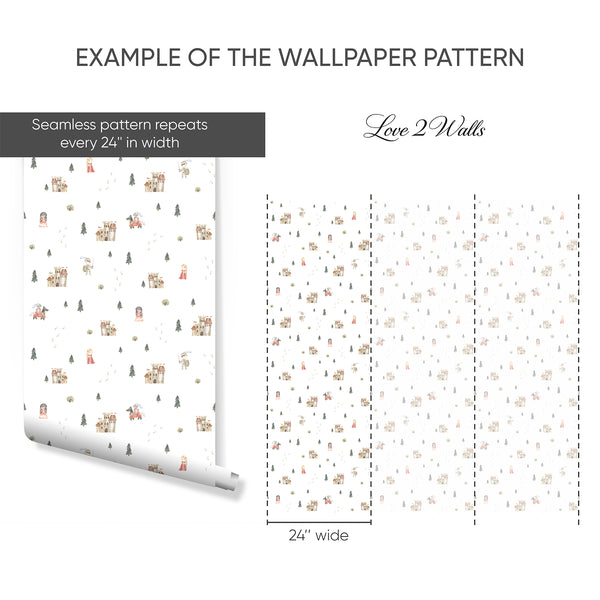Example of a 24-inch-wide panel, showing how the design is divided across panels; the printed design varies with the size selected