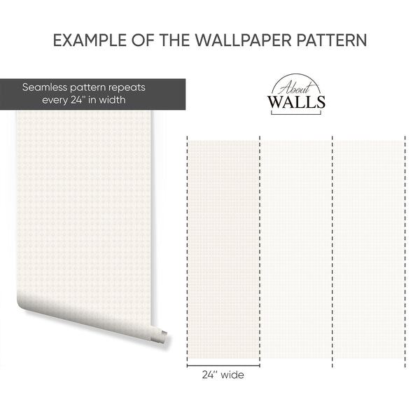 Example of a 24-inch-wide panel, showing how the design is divided across panels; the printed design varies with the size selected