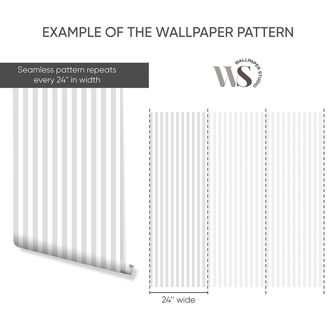 Gray Stripes Wallpaper S016