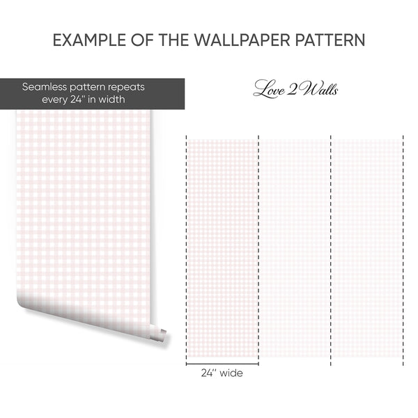 Example of a 24-inch-wide panel, showing how the design is divided across panels; the printed design varies with the size selected