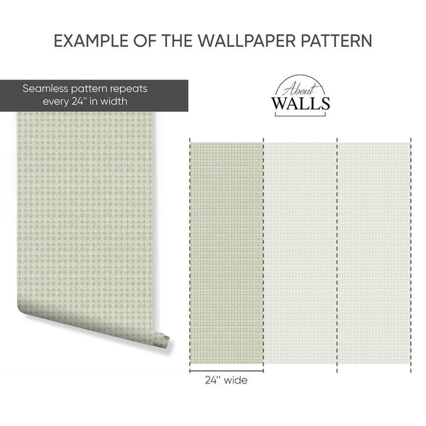Example of a 24-inch-wide panel, showing how the design is divided across panels; the printed design varies with the size selected