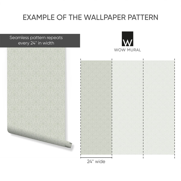 Example of a 24-inch-wide panel, showing how the design is divided across panels; the printed design varies with the size selected