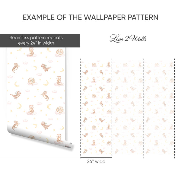 Example of a 24-inch-wide panel, showing how the design is divided across panels; the printed design varies with the size selected