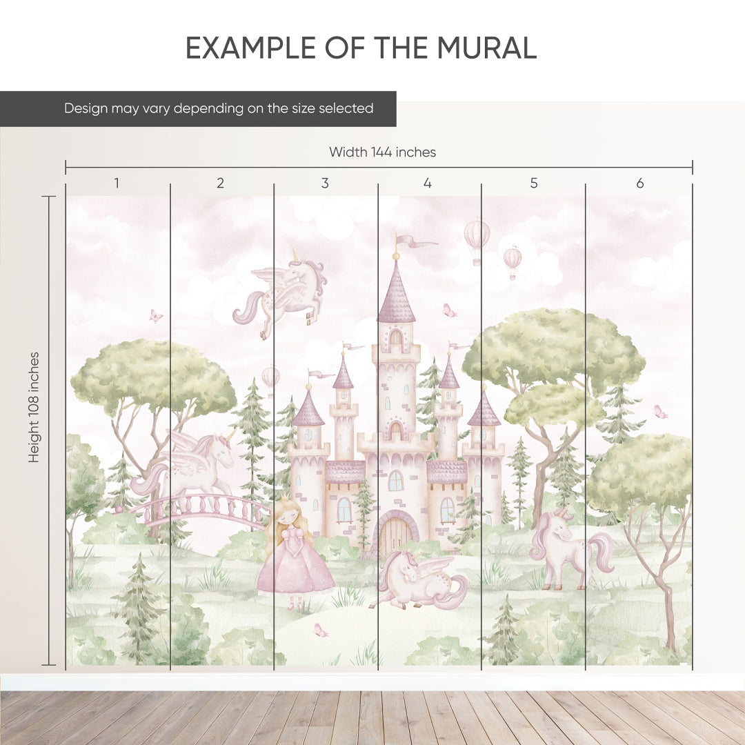 Woodland Magic Kingdom Wall Mural AM147