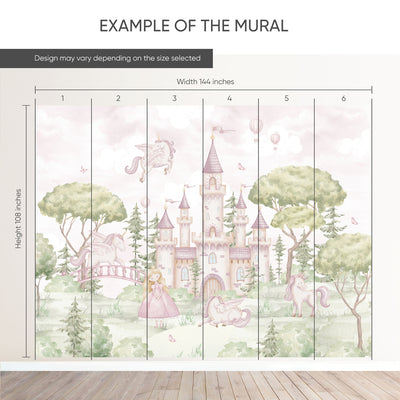 Woodland Magic Kingdom Wall Mural AM147
