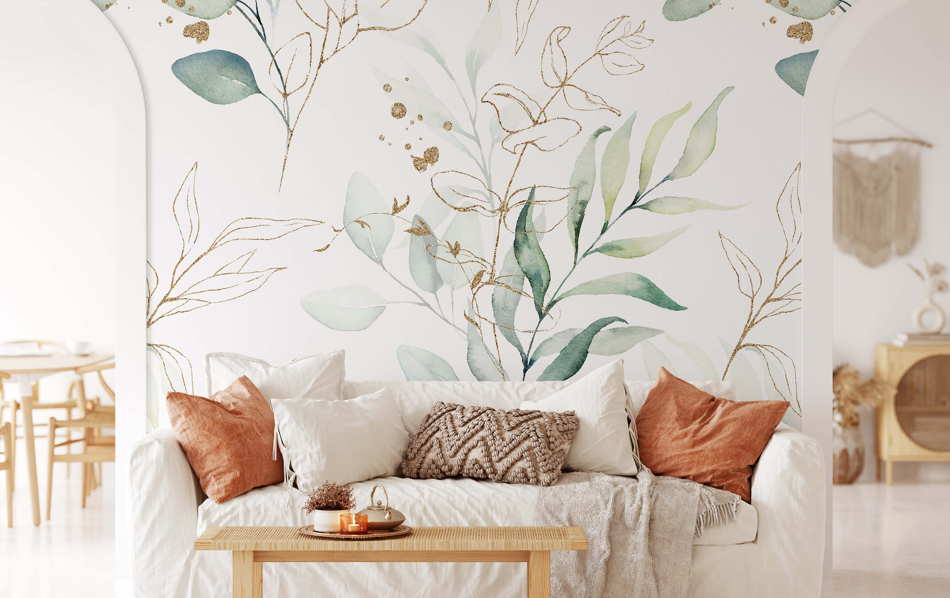 Buy Monochrome Blue Forest Mural Wallpaper (SqM) at 20% off – DIVEROS