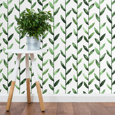 Green Leaves Wallpaper CC003