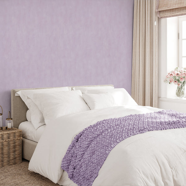 Purple Plaster Look Wallpaper S152