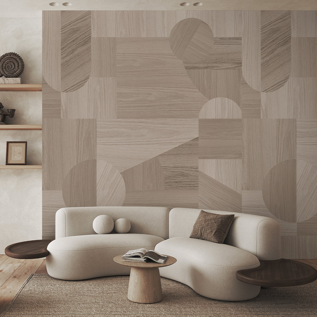 Oak Wood Texture Self Adhesive Wall Mural AM097