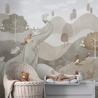 Elephant Animals Wall Mural SM004