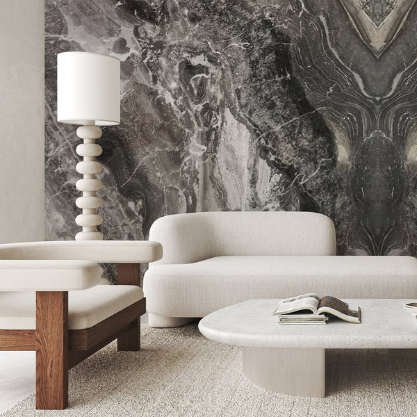 Bookmatched Marble Wall Mural CCM199 - CostaCover - Peel and stick Removable Wallpaper - Abstract - abstract marble - abstract stone