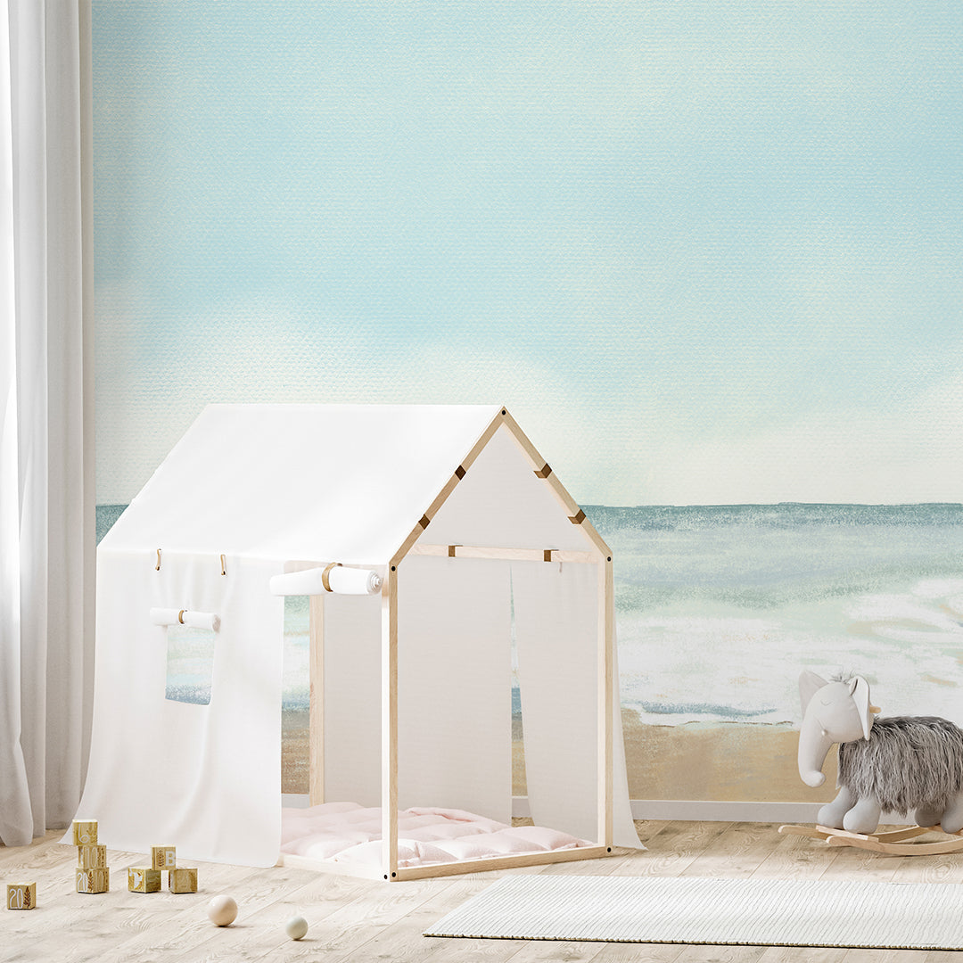 Pastel Painting Seascape Wall Mural AM160