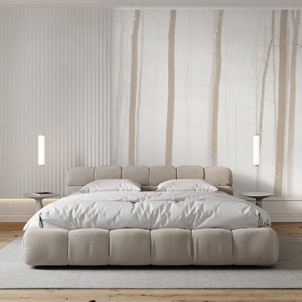 Beige Oriental Forest Wall Mural AM090 - CostaCover - Peel and stick Removable Wallpaper - about walls - abstract forest - abstract wallpaper