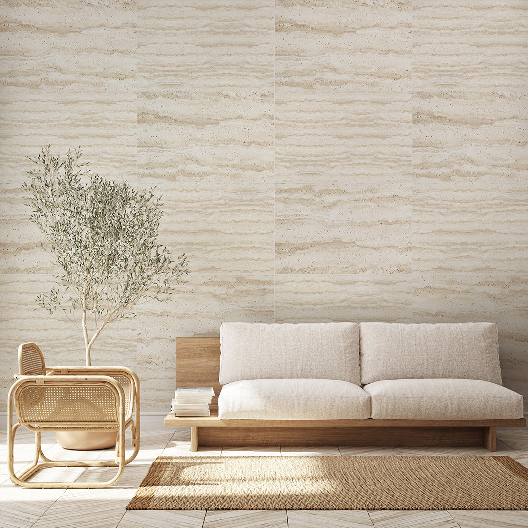 Travertine Tile Wall Mural AM099