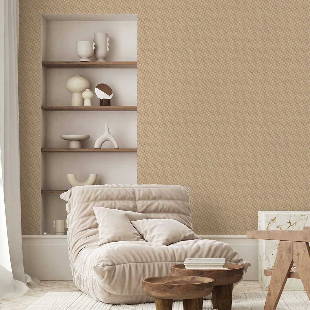 Rattan Weave Wallpaper A016