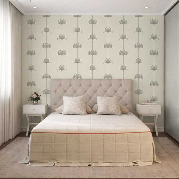 Neutral Palm Tree Wallpaper L001