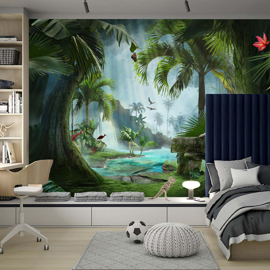 Green Tropics Wall Mural CCM192