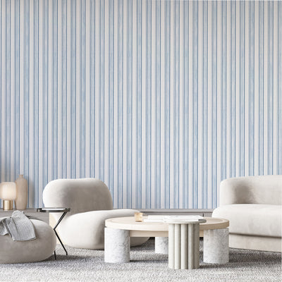Blue Stripes Wallpaper A039