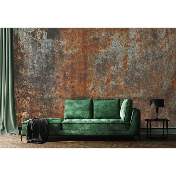 Bronze Gray Rusty Metal Texture Wall Mural CCM204 - CostaCover - Peel and stick Removable Wallpaper - Abstract - abstract wallpaper - accent wallpaper