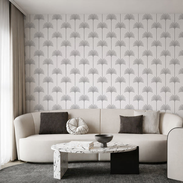 Gray Palm Tree Wallpaper L006