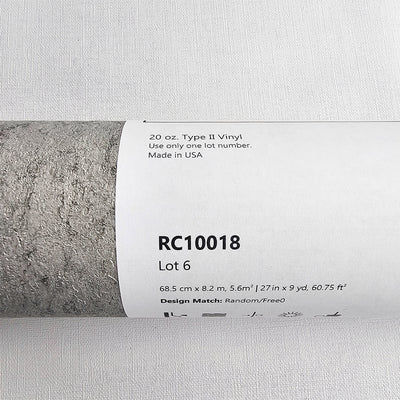 Cork Faux Texture - Gray Traditional Wallpaper RC10018
