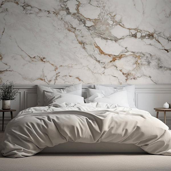 Gray Calacatta Marble Wall Mural CCM161 - CostaCover - Peel and stick Removable Wallpaper - Abstract - abstract marble - abstract mural
