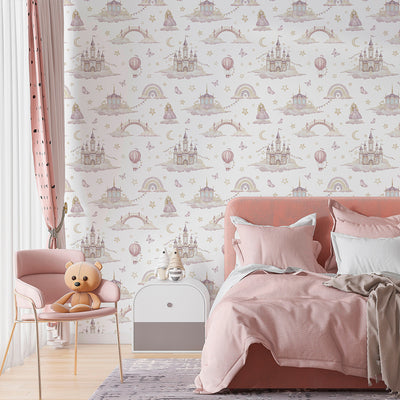 Airy Magic Kingdom Wallpaper A043