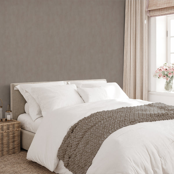 Taupe Plaster Look Wallpaper S155