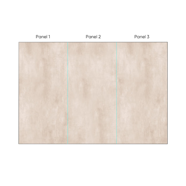 Beige Plaster Wall Mural with soft vertical movement and diffuse mottling in pale cream and warm beige tones. Ideal for modern minimalist or Scandinavian spaces, adding quiet texture to living rooms or bedrooms. This removable wallpaper offers a subtle trowel-like smudging effect, crafted from high-quality, eco-friendly materials for easy application.