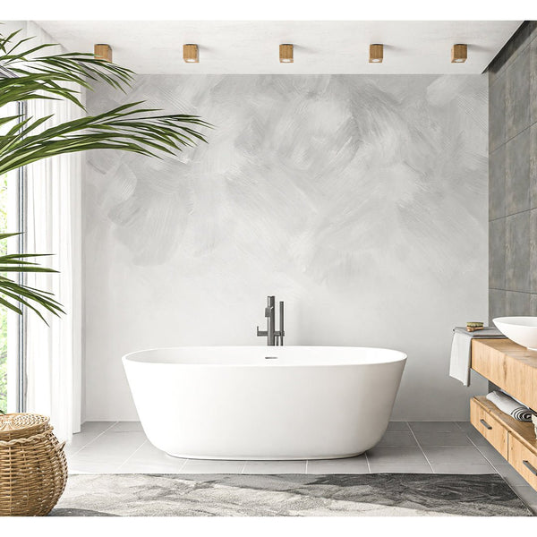 Gray Ombre Strokes Wall Mural WM106 - CostaCover - Peel and stick Removable Wallpaper - Abstract - abstract mural - abstract paint