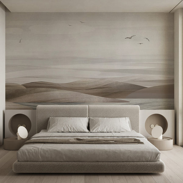 Abstract Landscape Wall Mural AM024 - CostaCover - Peel and stick Removable Wallpaper - about walls - Abstract - abstract lines