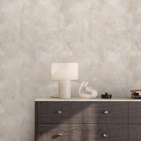 Beige Limewash Plaster Wallpaper A034 - CostaCover-Peel and stick Removable Wallpaper-Abstract-abstract mural-Abstract Plaster