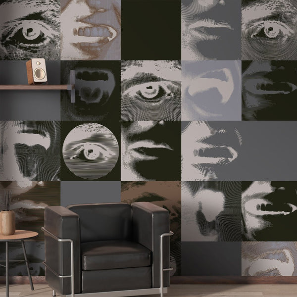 Photo Effect Pattern Wall Mural CCM172 - CostaCover - Peel and stick Removable Wallpaper - 3d wall murals - 3d wall painting - Abstract