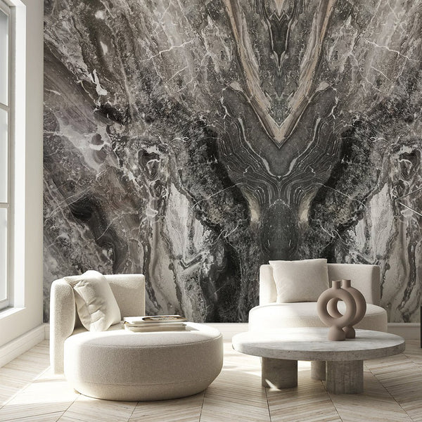Bookmatched Marble Wall Mural CCM199 - CostaCover - Peel and stick Removable Wallpaper - Abstract - abstract marble - abstract stone