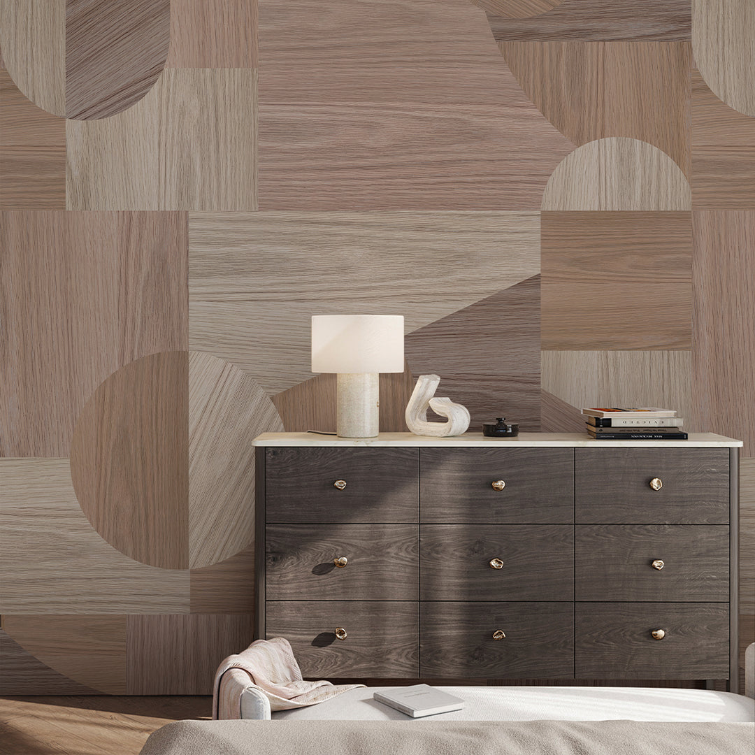 Wood Texture Composition Wall Mural AM094