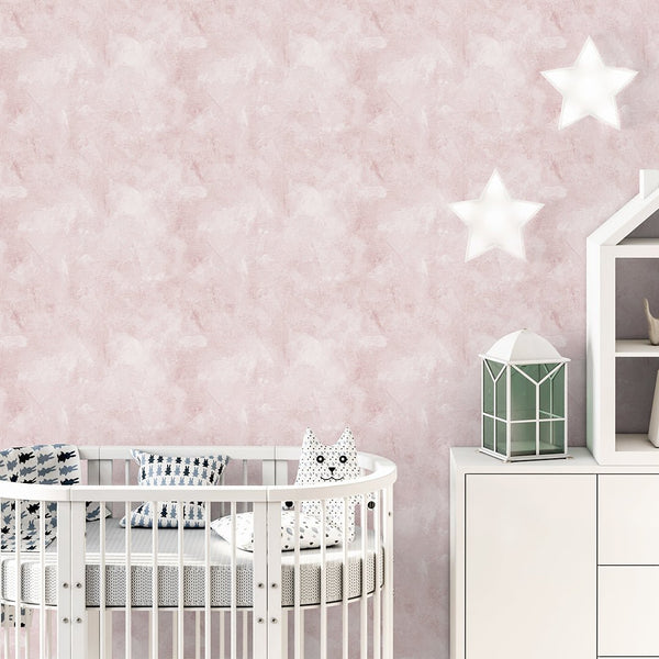 Light Pink Limewash Wallpaper A038 - CostaCover - Peel and stick Removable Wallpaper - Abstract - Abstract Plaster - abstract wall art