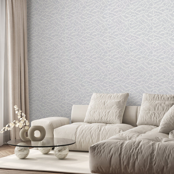 Blue Stroke Waves Wallpaper A101