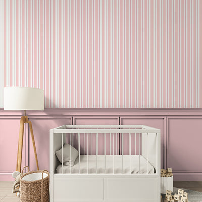 Pink Stripes Wallpaper S013