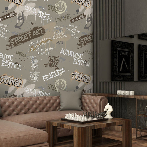 Graffiti Print for Teen Room Wall Mural CCM170 - CostaCover - Peel and stick Removable Wallpaper - Abstract - abstract mural - abstract paint