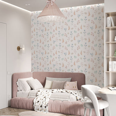 Colored Wildflowers Wallpaper S082