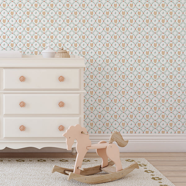 Fox Nursery Wallpaper L135