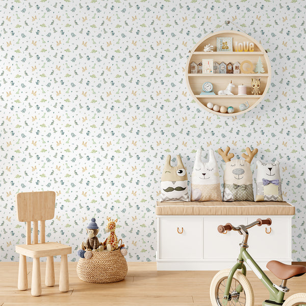 Dinosaur Nursery Wallpaper L142