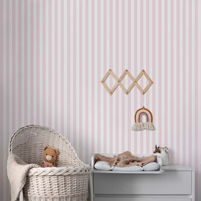 Pink Stripes Wallpaper S014