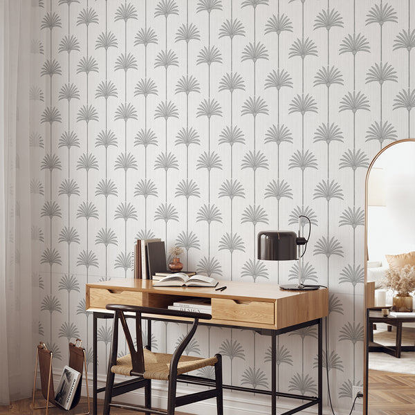 Gray Palm Tree Wallpaper L006