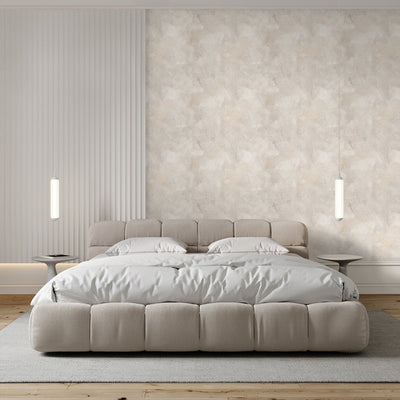 Beige Limewash Wallpaper A034