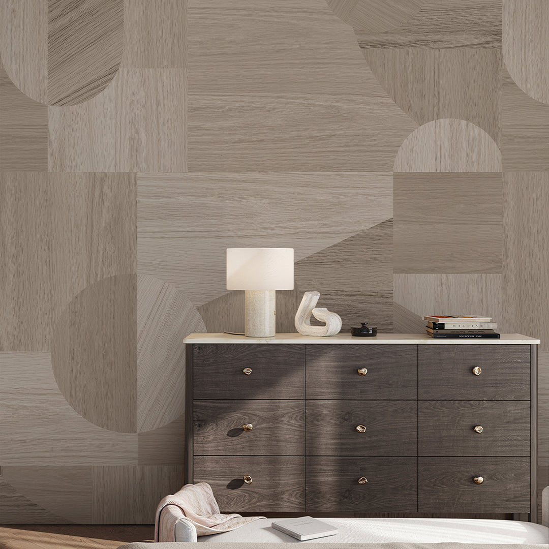 Oak Wood Texture Self Adhesive Wall Mural AM097