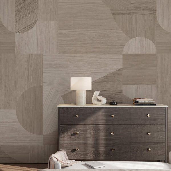 Oak Wood Texture Self Adhesive Wall Mural AM097 - CostaCover - Peel and stick Removable Wallpaper - about walls - Abstract - abstract lines