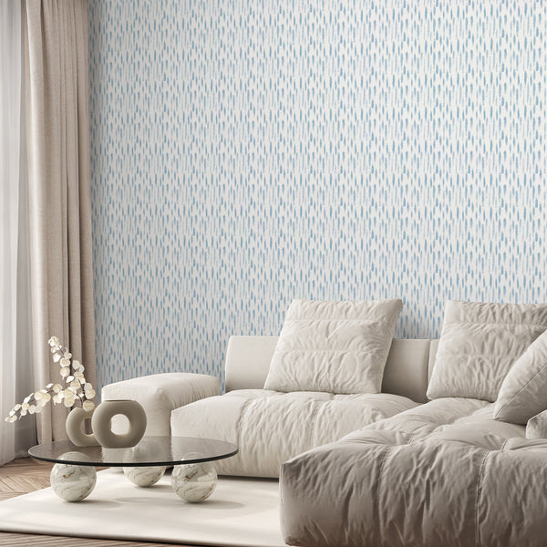 Blue Watercolor Raindrop Wallpaper A105