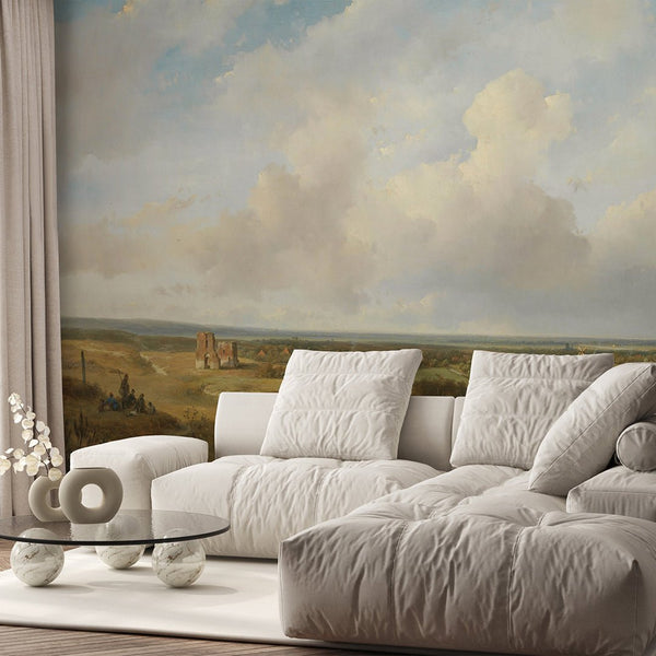 Rural Vintage Landscape Wall Mural AM082 - CostaCover - Peel and stick Removable Wallpaper - 3d wall painting - about walls - abstract paint